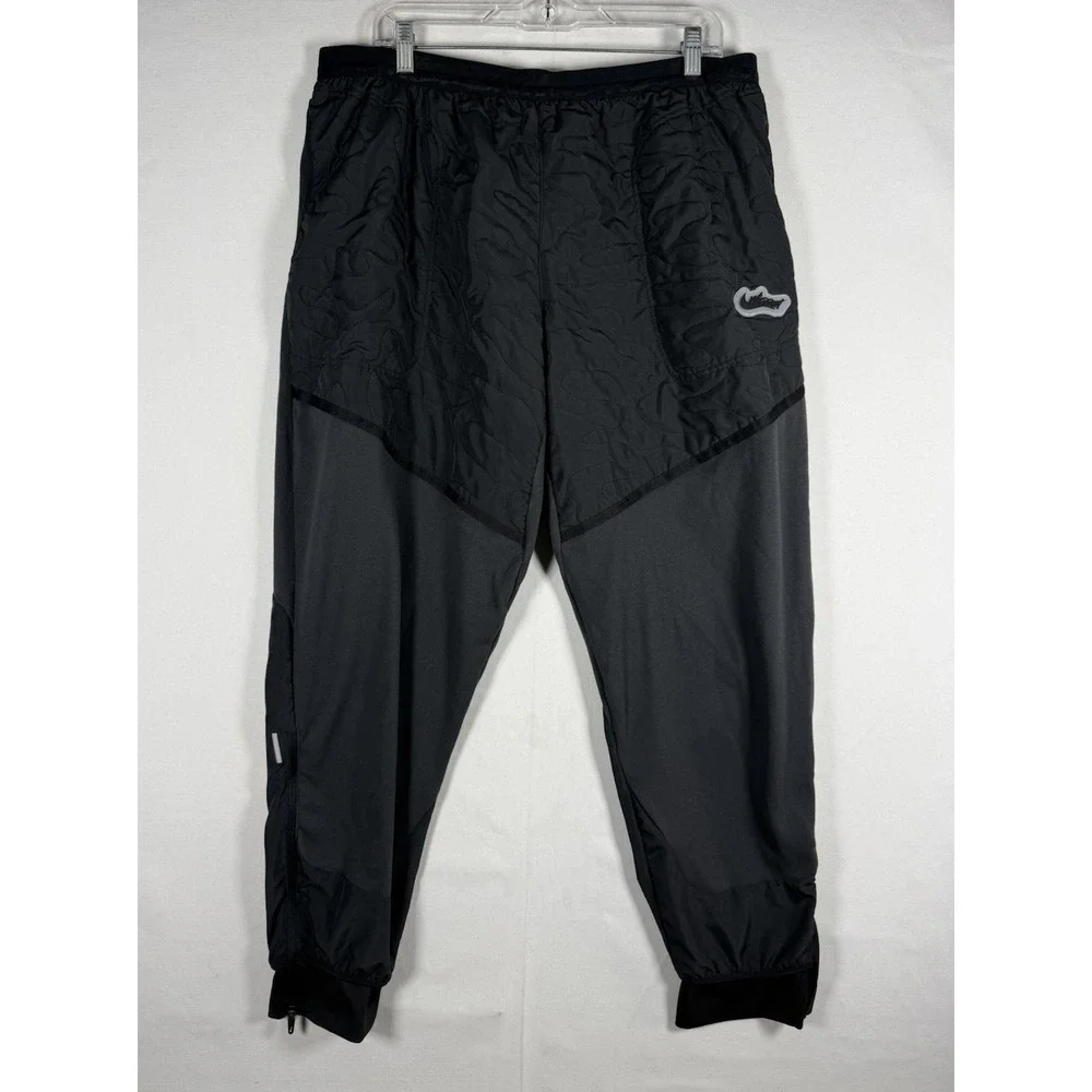 Nike Phantom Elite Pants Mens 2XL Black Quilted Wild Run Joggers DD6766-045